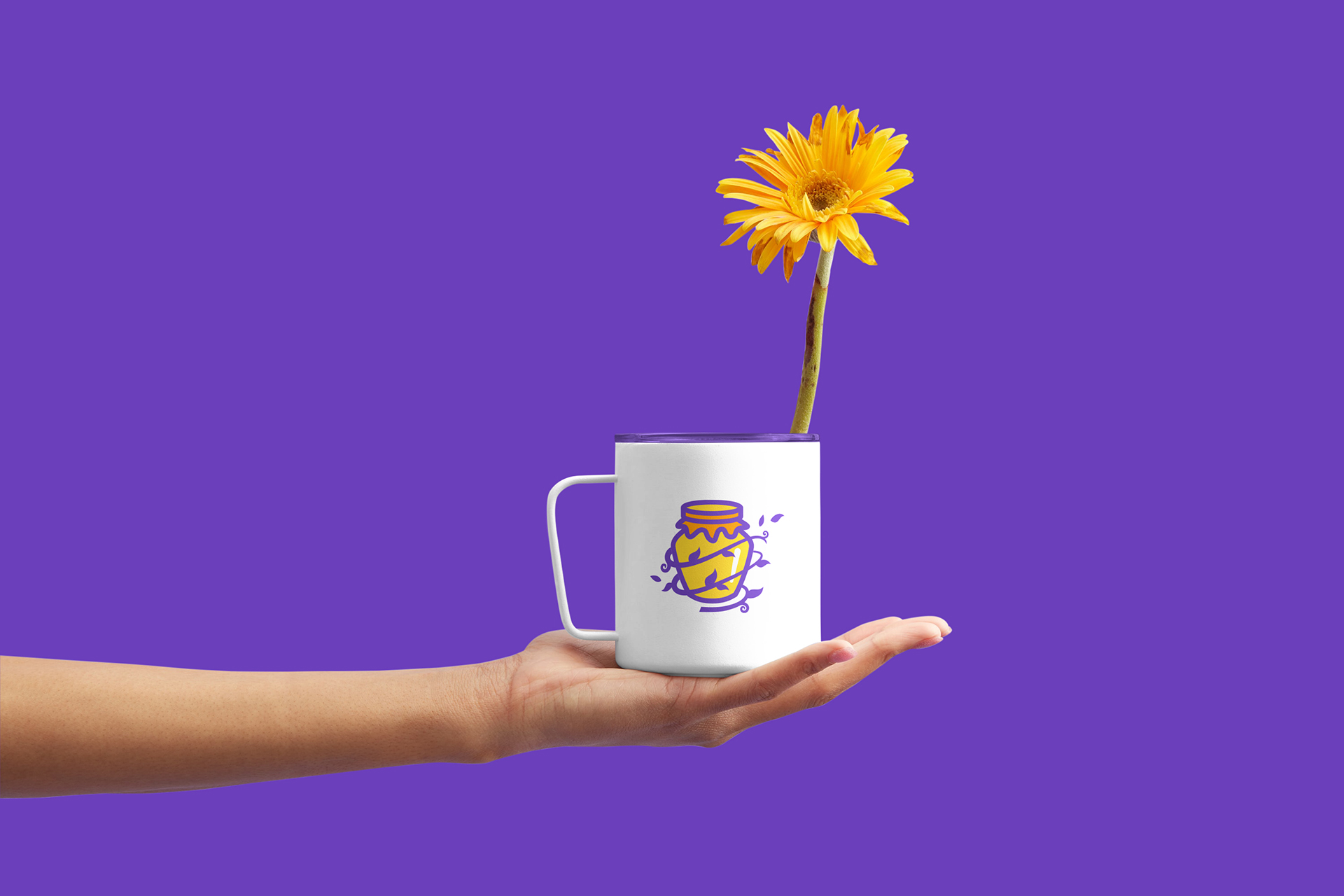 Flower Cup Mockup